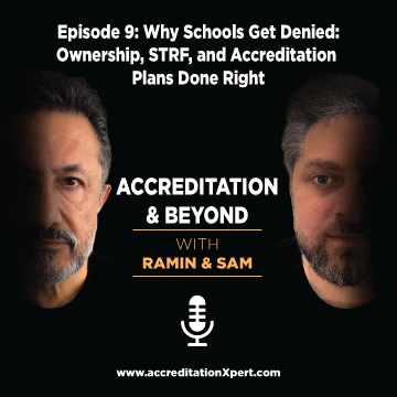 STRF compliance , Top Accreditation Pitfalls: STRF, Ownership & Planning Mistakes for Private Colleges