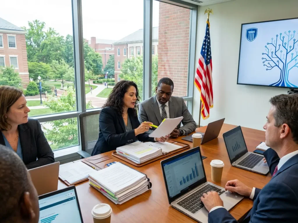 Reviewers look for a clear, documented connection between institutional findings and implemented corrective actions.