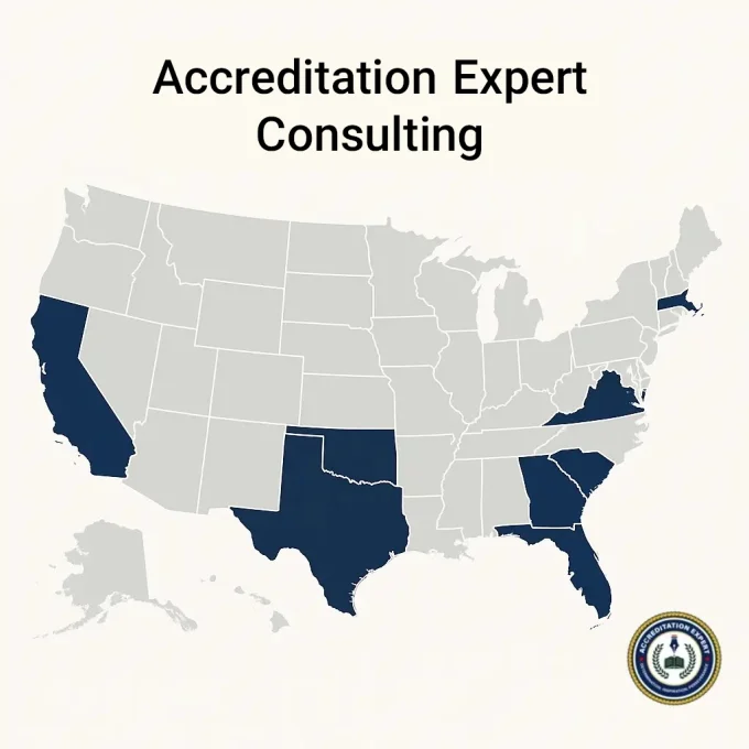 Map showing the best states to open a university in the U.S.